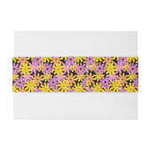 Gerbera-bloesem, achtergrond uitnodigingen wikkel (Achterkant Voorbeeld)