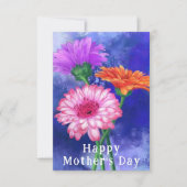 Gerbera Daisies Carte de fête des mères (Devant)