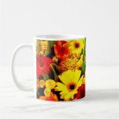 ♪☼✿Gerbera Daisies frappantes Mug en grès✿☼♪ (Gauche)