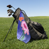 Gerbera Daisies Golf Handdoek (Groen)