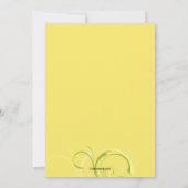 Gerbera Daisies Invitation Kaart (Achterkant)