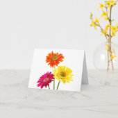Gerbera Daisies Kaart (Gele Bloem)