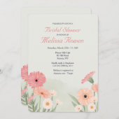 Gerbera Daisies Kaart (Voorkant / Achterkant)