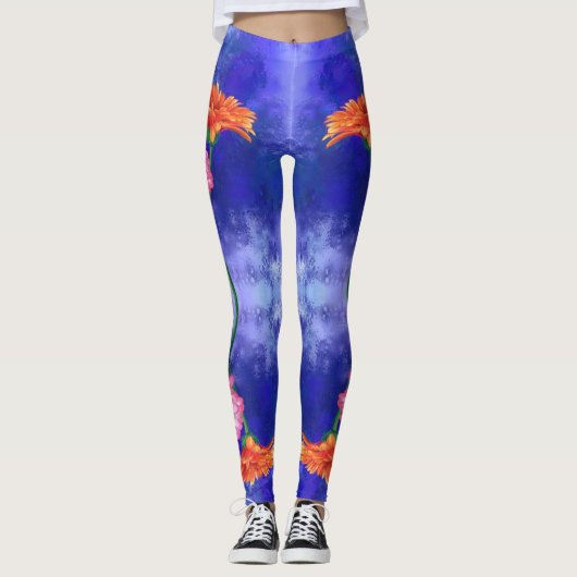 Gerbera Daisies Leggings (Devant)