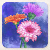 Gerbera Daisies Paper Onderzetter (Voorkant)
