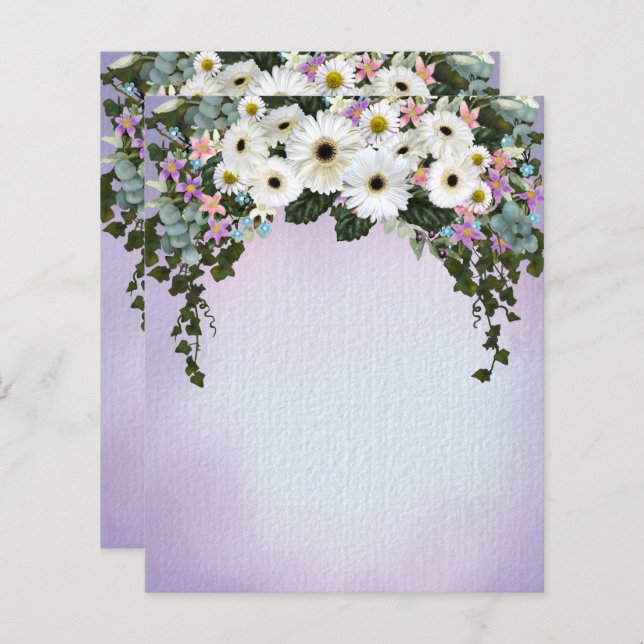 Gerbera Daisies Swag (Voorkant / Achterkant)