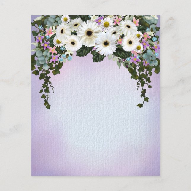 Gerbera Daisies Swag (Achterkant)