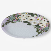 Gerbera Daisies Swag Wedding Papieren Bordje (Gekanteld)