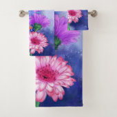 Gerbera Daisy Badhanddoeken Bad Handdoek (Insitu)