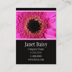 Gerbera Daisy Business Card-template Visitekaartje