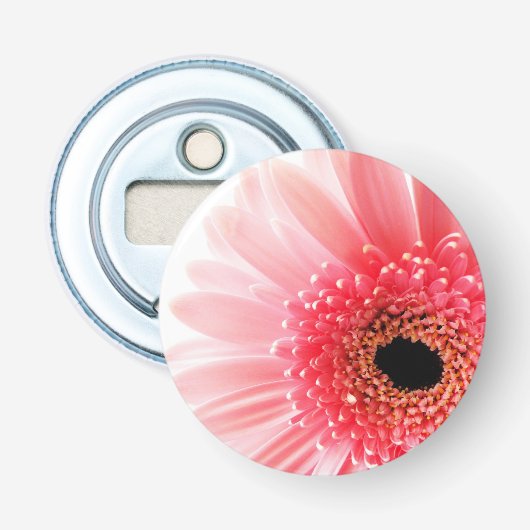 Gerbera Daisy Button Flesopener (Voorkant)
