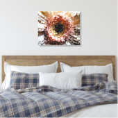 GERBERA DAISY CANVAS AFDRUK (Insitu (Slaapkamer))