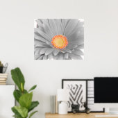 Gerbera Daisy Canvas Poster (Thuiskantoor)