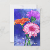 Gerbera Daisy Carte de fête des mères (Devant)