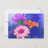 Gerbera Daisy Carte de fête des mères (Dos)