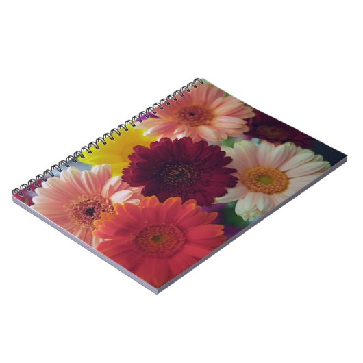 Gerbera Daisy Flower Photo Art Journal Carnet (Côté gauche)