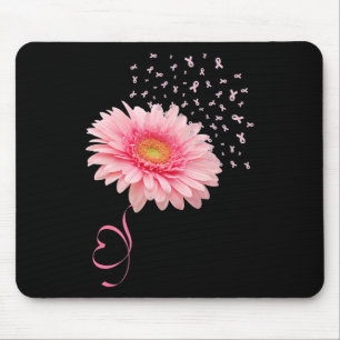 Gerbera Daisy Flower Ribbon Pollen Borstkanker M Muismat