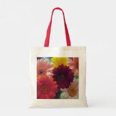 Gerbera Daisy Flowers Art Canvas tassen (Achterkant)