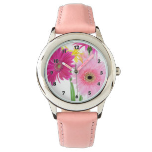 Gerbera Daisy Flowers Horloge