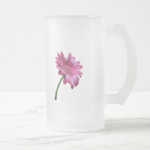 Gerbera Daisy Frosted Beer Mok