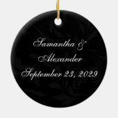 Gerbera Daisy Keramisch Ornament (Achterkant)