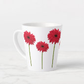Gerbera Daisy Latte Mok (Linkerhoek)