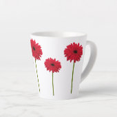 Gerbera Daisy Latte Mug (Angle droit)