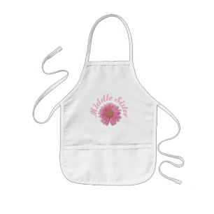 Gerbera Daisy Middle Sister Apron Kinder Schort