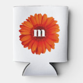 Gerbera Daisy Monogram Initiaal Blikjeskoeler (Voorkant)
