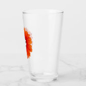 Gerbera Daisy Monogram Initiaal Glas (Links)