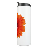 Gerbera Daisy Monogram Initiaal Thermosbeker (Geroteerd rechts)