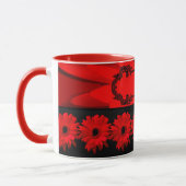 Gerbera Daisy Mug personnalisé (Gauche)