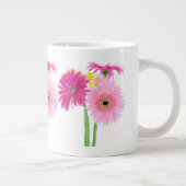 Gerbera Daisy Piink Flowers Jumbo Beker (Rechts)