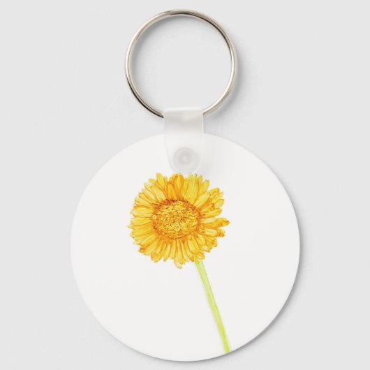 Gerbera daisy sleutelhanger (Voorkant)