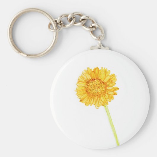 Gerbera daisy sleutelhanger (Voorkant)