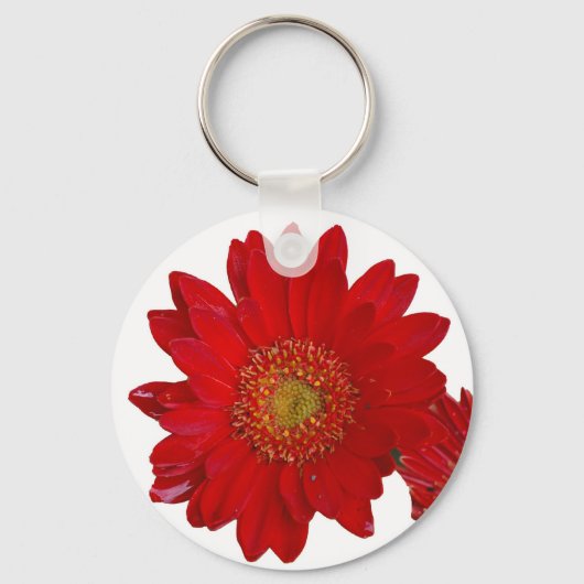 Gerbera Daisy Sleutelhanger (Voorkant)