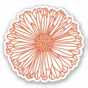 Gerbera Daisy Sticker