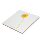 Gerbera daisy tegeltje (Zijkant)