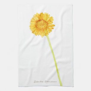Gerbera daisy theedoek