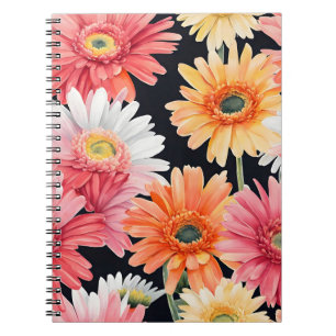 Gerbera Daisy - Watercolor bloemen Notitieboek