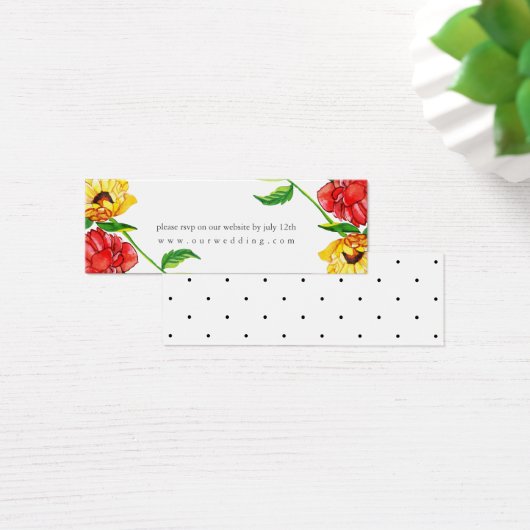 Gerbera Floral Site Mariage RSVP (Bureau)