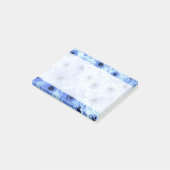 Gerbera Flowers, Blue Flowers, Flowers Pattern of  Post-it® Notes (Schuin)