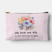 Gerbera flowers positive words pink etui (Voorkant)