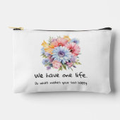 Gerbera flowers positive words white etui (Voorkant)