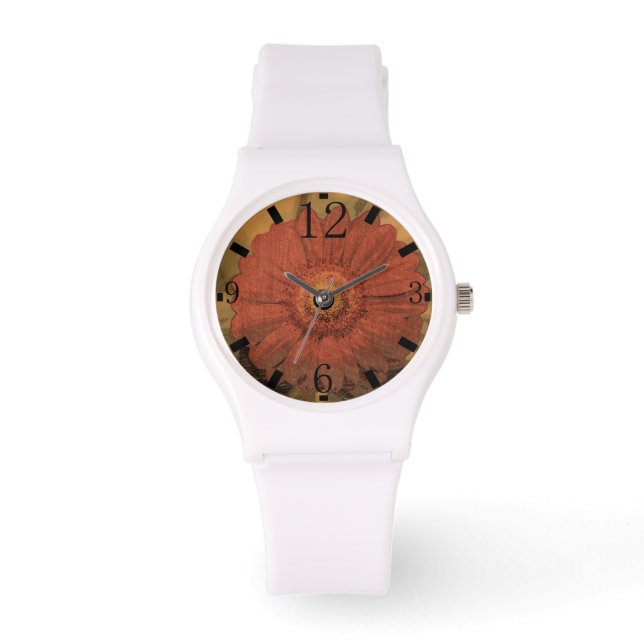 Gerbera Horloge (Voorkant)