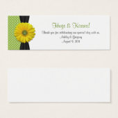 Gerbera Jaune Daisy Occasion spéciale Favoriser le (Devant & derrière)