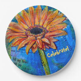 Gerbera Joy Painted bord