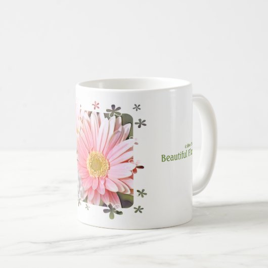 Gerbera Koffiemok (Voorkant rechts)