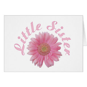 Gerbera Little Sister Blank Card