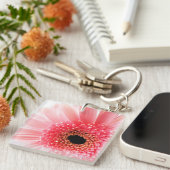 Gerbera Madelief Sleutelhanger (Voorkant Rechts)